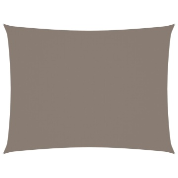 Parasolar, gri taupe, 3x4,5 m, țesătură oxford, dreptunghiular - Img 2