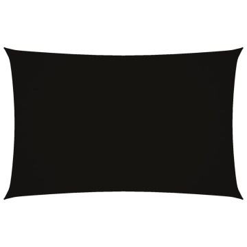 Parasolar, negru, 2x5 m, țesătură oxford, dreptunghiular - Img 2