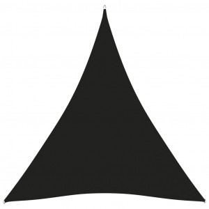 Parasolar, negru, 4x5x5 m, țesătură oxford, triunghiular - Img 1
