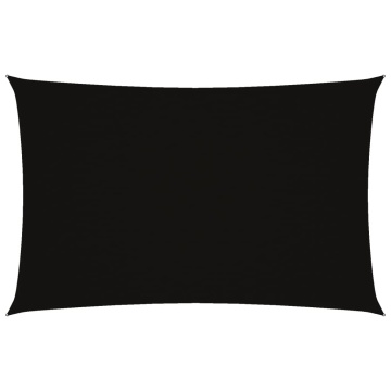 Parasolar, negru, 4x7 m, țesătură oxford, dreptunghiular - Img 2