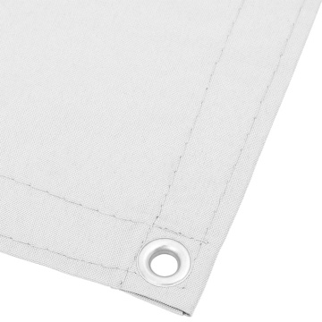Paravan de balcon, alb, 75x700 cm, 100% poliester oxford - Img 4