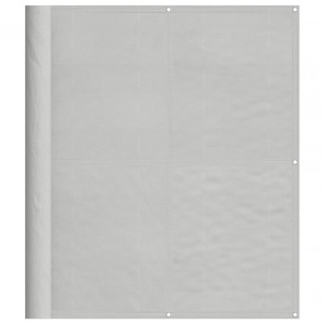 Paravan de balcon gri deschis 120x300 cm 100% poliester oxford - Img 2