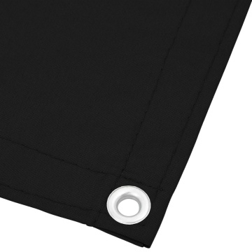 Paravan de balcon, negru, 75x1000 cm, 100% poliester oxford - Img 4