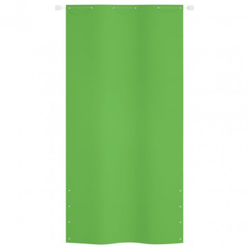 Paravan de balcon, verde deschis, 120x240 cm, țesătură oxford - Img 2