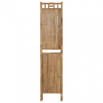 Paravan de cameră cu 3 panouri, 120 x 180 cm, bambus - Img 4