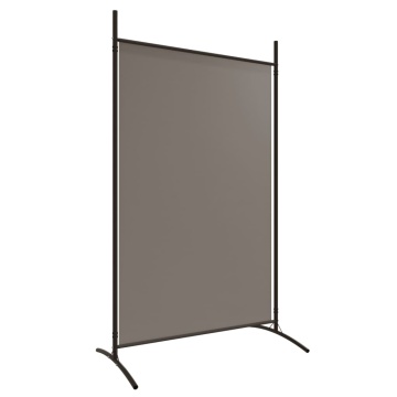 Paravan de cameră cu 4 panouri, antracit, 346x180 cm, textil - Img 5