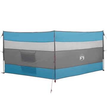 Paravan de camping, albastru, 340x130 cm, impermeabil - Img 2