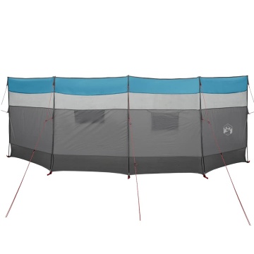 Paravan de camping, albastru, 510x153 cm, impermeabil - Img 2