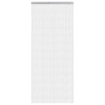 Paravan de ușă cu lanț, 90x212 cm, aluminiu - Img 2