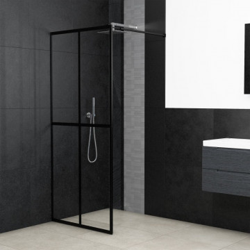 Paravan duș walk-in, 80x195 cm, sticlă securizată transparentă - Img 1