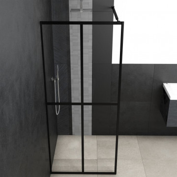 Paravan duș walk-in, 80x195 cm, sticlă securizată transparentă - Img 3