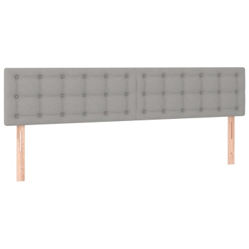Pat continental, gri deschis, 180x200 cm, material textil - Img 5