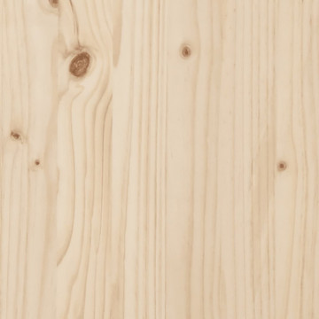 Pat de câini, 55,5x45,5x28 cm, lemn masiv de pin - Img 5