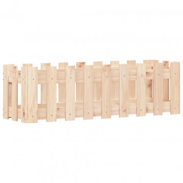 Pat înălțat grădină design gard 100x30x30 cm lemn de pin tratat - Img 2