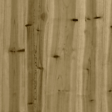 Pat înălțat grădină design gard 200x50x50 cm lemn impregnat pin - Img 7
