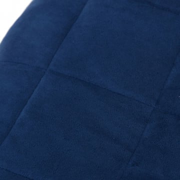 Pătură grea, albastru, 140x200 cm, 10 kg, material textil - Img 4