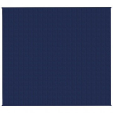 Pătură grea, albastru, 200x220 cm, 9 kg, material textil - Img 3