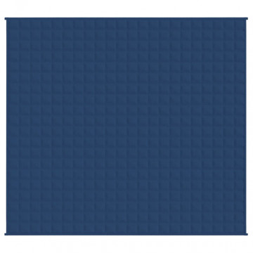 Pătură grea, albastru, 220x240 cm, 15 kg, material textil - Img 3