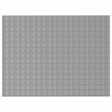 Pătură grea, gri, 152x203 cm, 7 kg, material textil - Img 3