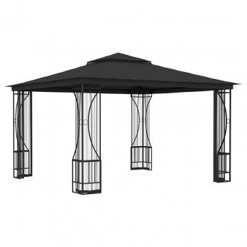 Pavilion cu plase, antracit, 300 x 300 x 265 cm - Img 3