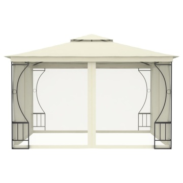 Pavilion cu plase, crem, 300 x 300 x 265 cm - Img 2