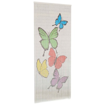 Perdea de ușă pentru insecte, 90 x 200 cm, bambus - Img 2