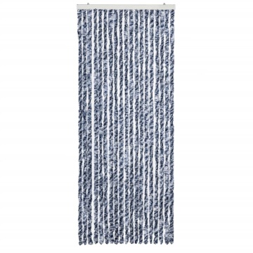 Perdea pentru insecte, albatru și alb, 56x200 cm, Chenille - Img 3