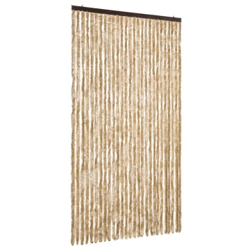 Perdea pentru insecte, bej, 118 x 220 cm, Chenille - Img 2