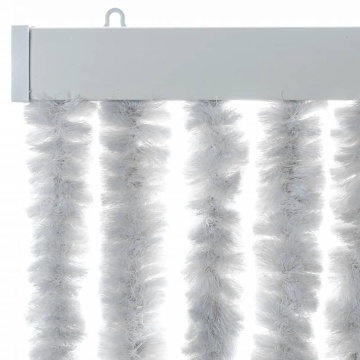 Perdea pentru insecte, gri, 90x200 cm, chenille - Img 4