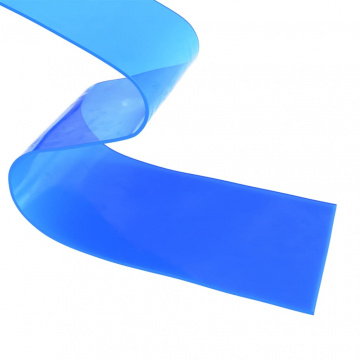Perdea pentru ușă, albastru, 300 mmx2,6 mm 25 m, PVC - Img 5