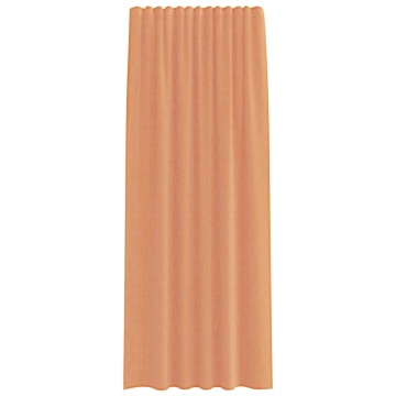 Perdele Voile cu Bucle 2 buc Terracota 140x245 cm - Img 4