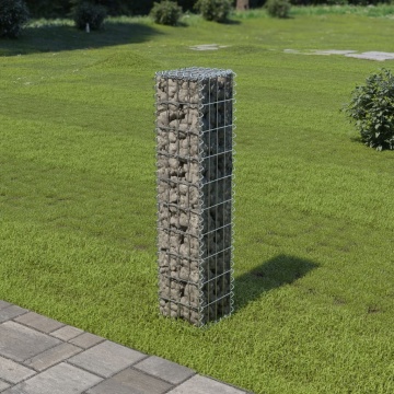 Perete gabion cu capace, 20x20x100 cm, oțel galvanizat - Img 1