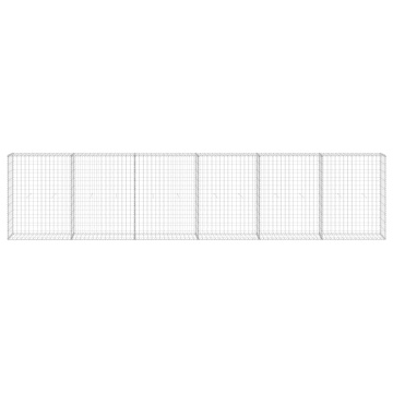 Perete gabion cu capace, 300 x 30 x 100 cm, oțel galvanizat - Img 3