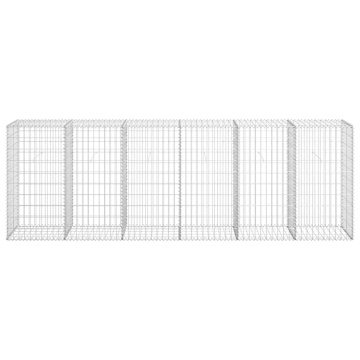 Perete gabion cu capace, 300x50x100 cm, oțel galvanizat - Img 4