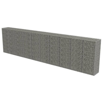 Perete gabion cu capace, 600 x 50 x 150 cm, oțel galvanizat - Img 2