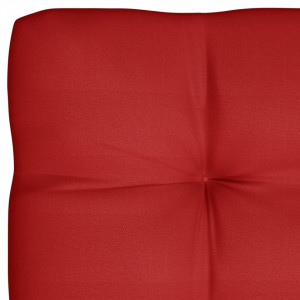Pernă canapea din paleți, roșu, 120 x 80 x 12 cm, textil - Img 3