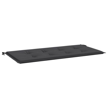 Pernă de bancă de grădină, negru, 120x50x4 cm, textil oxford - Img 2