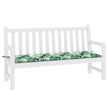 Perna de grădină cu model de frunze 150x50x4 cm din material Oxford - Img 3