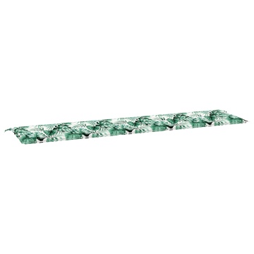 Perna de grădină cu model de frunze 200x50x4 cm din material Oxford - Img 2
