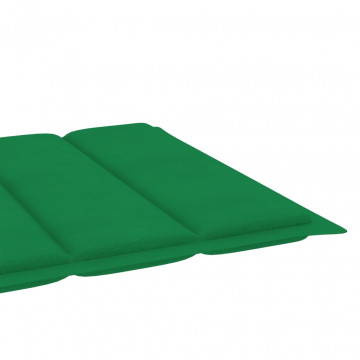 Pernă de șezlong, verde, 200x50x3 cm, material textil - Img 6