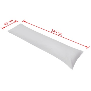 Pernă laterală de corp pentru dormit, 40 x 145 cm, gri - Img 4