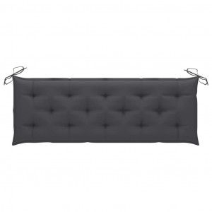 Pernă pentru balansoar, antracit, 150 cm, material textil - Img 4
