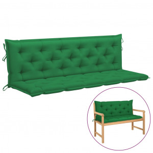 Pernă pentru balansoar, verde, 180 cm, material textil - Img 1