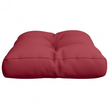 Pernă pentru canapea din paleți, roșu vin, 60 x 40 x 10 cm - Img 4