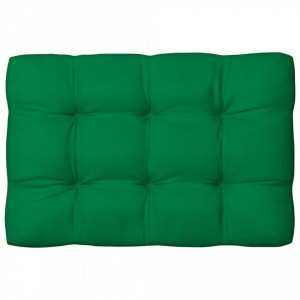 Pernă pentru paleți, verde, 120 x 80 x 12 cm, material textil - Img 2