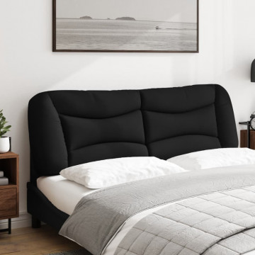 Pernă pentru tăblie de pat, negru, 160 cm, material textil - Img 3