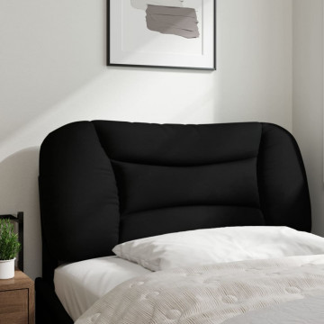 Pernă pentru tăblie de pat, negru, 80 cm, material textil - Img 3