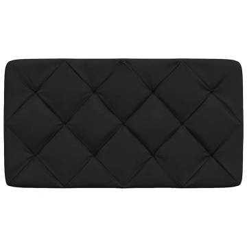 Pernă pentru tăblie de pat, negru, 90 cm, material textil - Img 4