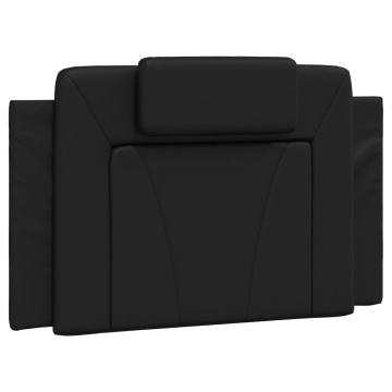 Pernă pentru tăblie pat, negru, 90 cm, piele artificială - Img 2