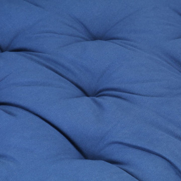 Pernă podea canapea din paleți, bleu, 120 x 40 x 7 cm, bumbac - Img 5